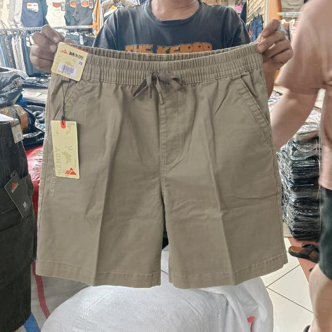 Promo CELANA KENDY PENDEK PRIA PINGGANG KARET COD