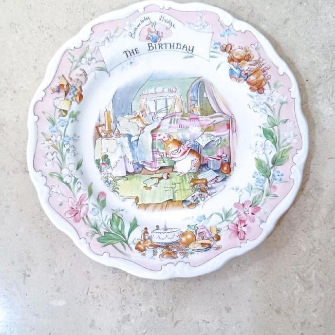 piring keramik Royal Doulton Brambly Hedge plate 20 cm sale