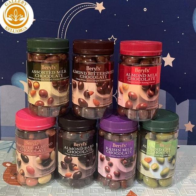 Coklat Beryls Almond Kemasan Toplesjar