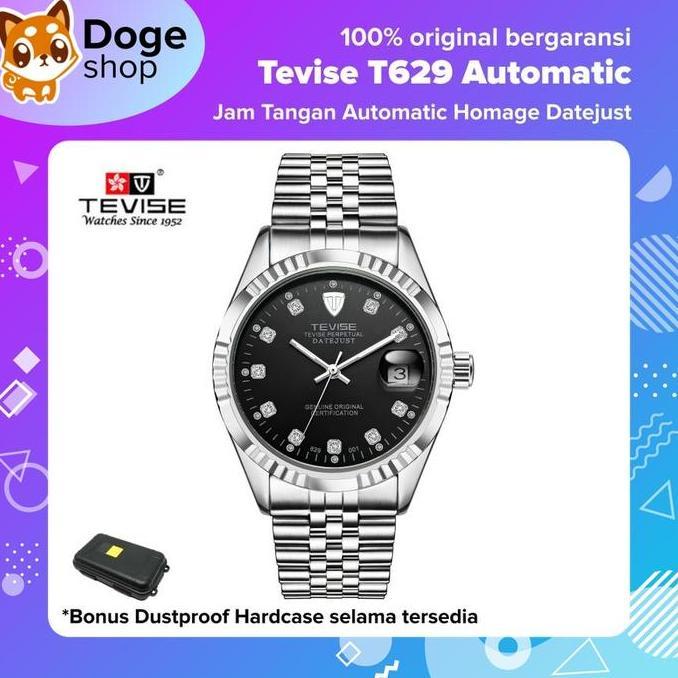 Promo Tevise T629 Automatic Date Homage Watch Jam Tangan Mechanical Ori COD