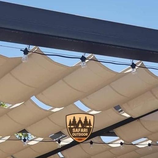 Awning | Sun Shade Gelombang Ukuran 3x3 Bahan D300 GOL