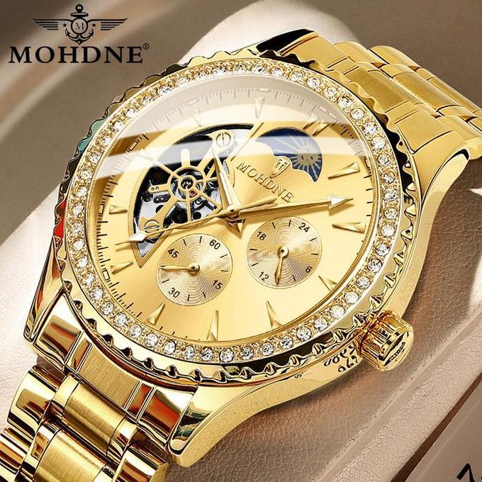 Promo HIGH QUALITY Jam Tangan Pria AUTOMATIC BP-01 BINBOND Jam Tangan Pria Stainless Steel - Arloji 