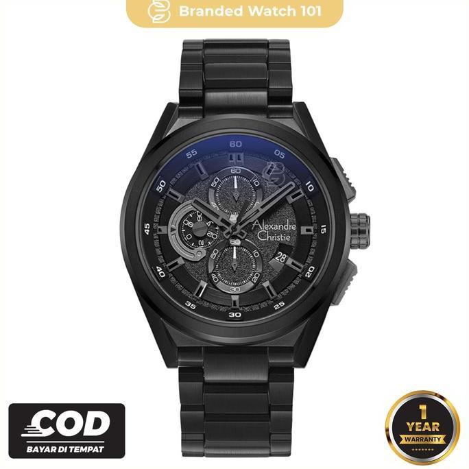 Promo Jam Tangan Pria Alexandre Christie AC 6654 / AC6654 / 6654 Garansi Resmi 1 Tahun Stainless COD