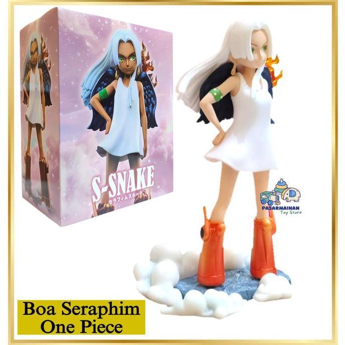 ACTION FIGURE ANIME BOA HANCOCK SERAPHIM JINBE ONE PIECE PAJANGAN