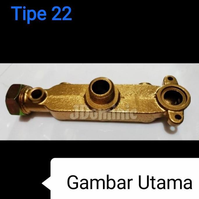 water outlet chamber OS-22B suku cadang power sprayer mesin steam stim PS DW NLG 22