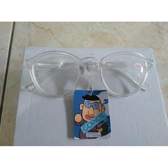 Promo kacamata baca kacamata minus 1.50 kaca bening trendy gaya korea COD