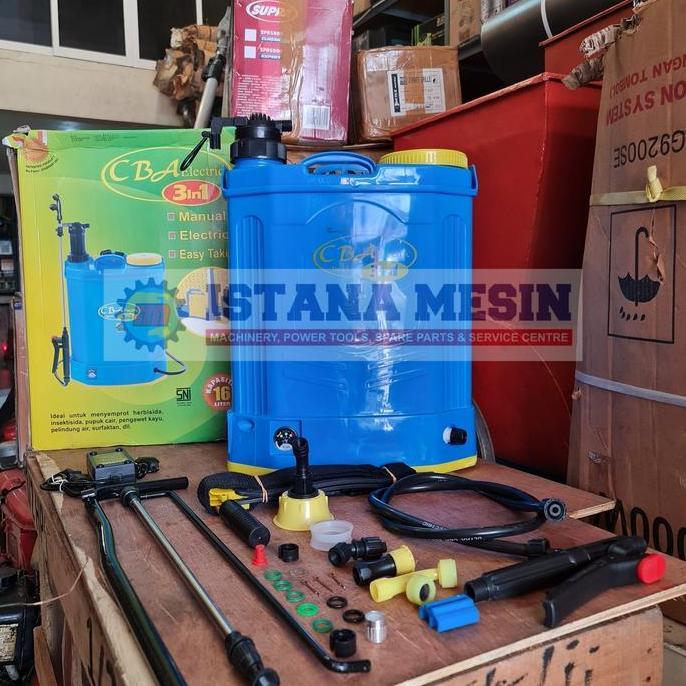 MESIN SEMPROT OBAT VIRUS HAMA SPRAYER ELEKTRIK 2 FUNGSI CBA 3IN1