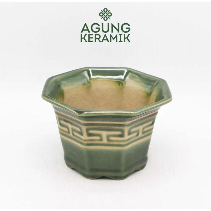 Terlaris Pot Bunga Agung Keramik|Pot Tanaman A-522 Size Besar