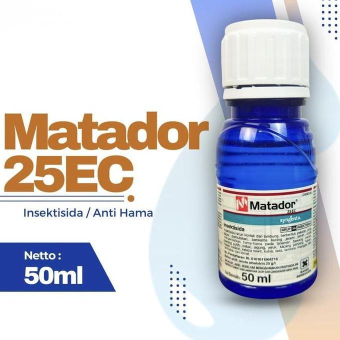 Obat Hama Tanaman Matador 25 EC 50 ML Insektisida Pembasmi Hama