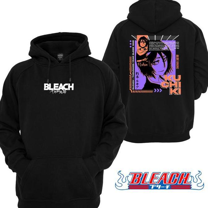 DS71 - Sweater Hoodie Rukia Kuchiki Anime Bleach TYBW 1320 - Hoodie M