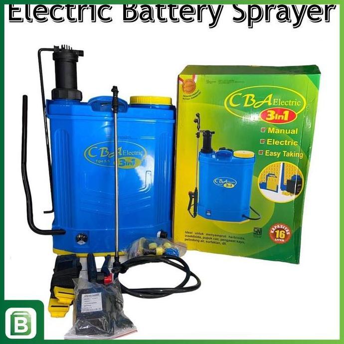 Pompa Sprayer Elektrik CBA 3 in 1 / Pompa hama Elektrik Disinfektan