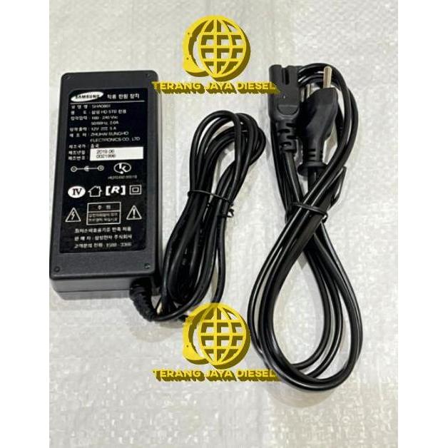 ADAPTOR 12V 5A / ADAPTOR SAMSUNG 5A 12V ORI SAMSUNG