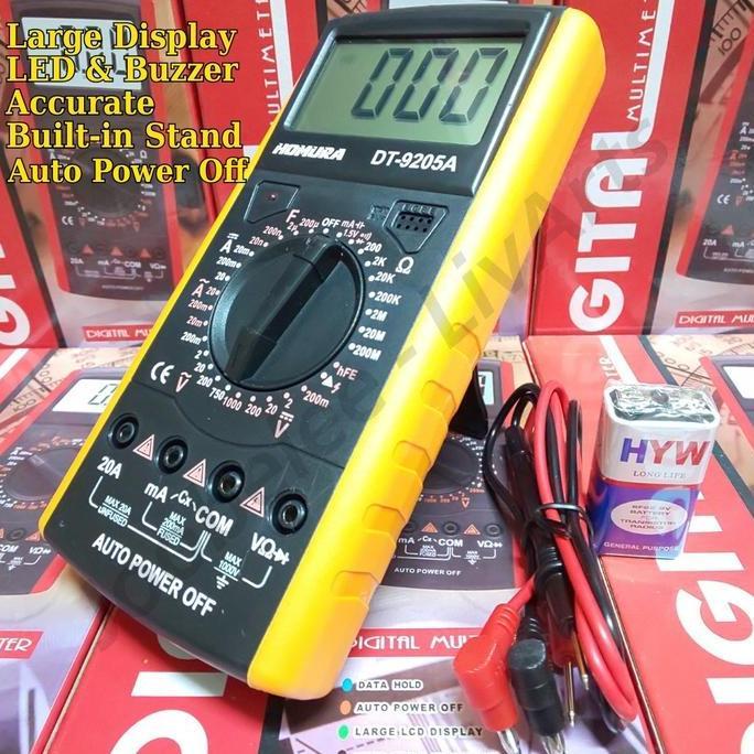 Avometer Digital Multimeter Multitester Digital DT9205A DT 9205A 9205