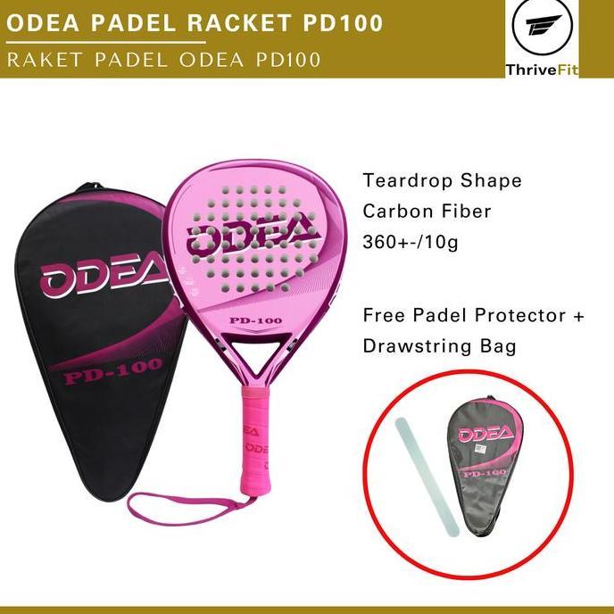 ODEA Padel Racket / Raket Padel Odea Carbon Fiber - PD100