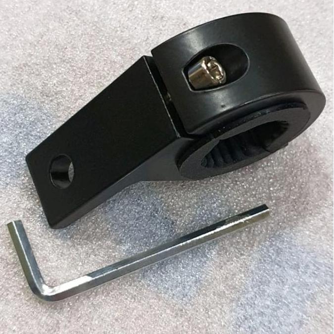 Bracket Breket LED Besi Dudukan Lampu Tembak Stang Motor Crashbar