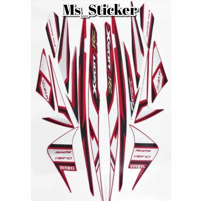 striping sticker Xeon rc 2013 merah