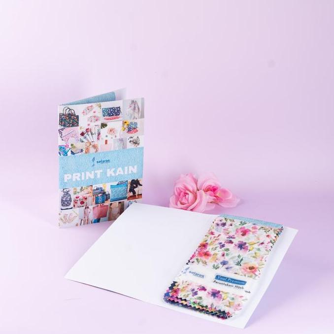 Buku Katalog Kain Bahan Sample Kain Selaras Printing HAR