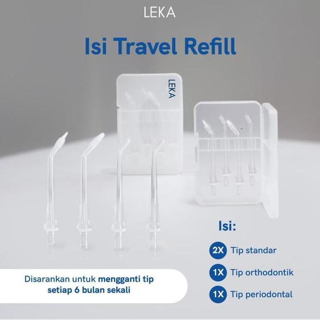 Leka - Oc556 Aqua Flosser Tip - Refill Travel
