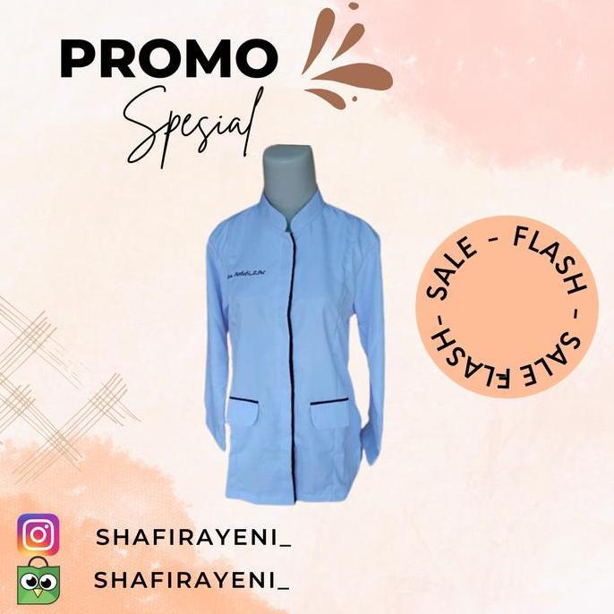 Baju Dinas Hitam Putih Polos / Baju Dinas Hitam Putih ASN