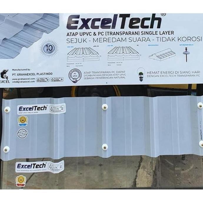 Atap Gelombang / ExcelTech / Atap uPVC Kanopi IRF