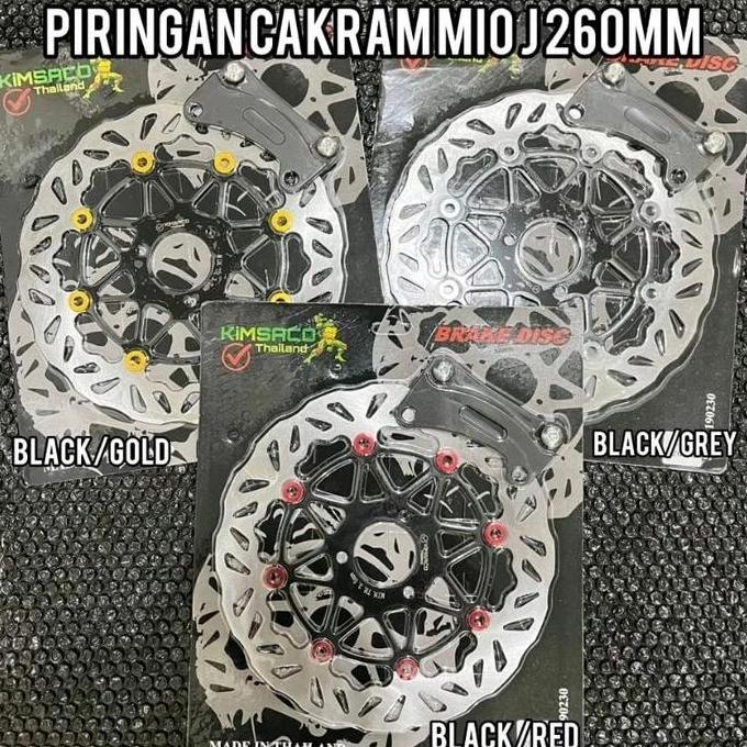 Promo Piringan cakram mio j 3 lubang baut 260MM Cakram disc brake model PSM Mio j Mio GT Mio M3 COD