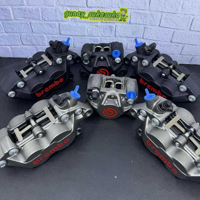 Promo Kaliper Brembo 4 Piston 1 Pin & Kaliper Brembo 2 Piston 1 Pin Set Ori COD