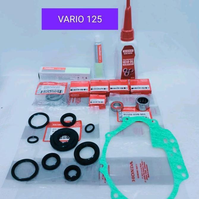 PAKET KOMPLIT SET BEARING LAHER SEAL SIL CVT VARIO 125 150 OLD NEW LED VARIO 125 125 FI LED NEW ESP 