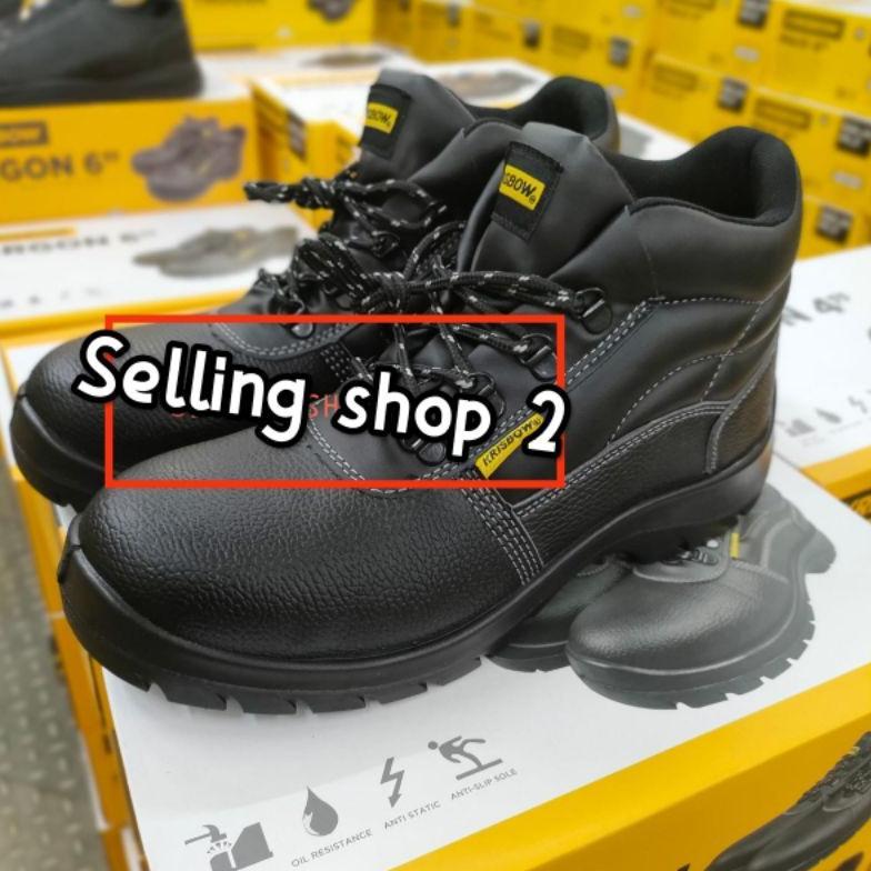 Sepatu Safety Krisbow ARGON 6" || Safety Shoes Krisbow ARGON 6" || Sepatu Safety ARGON 6" Ganti Arro