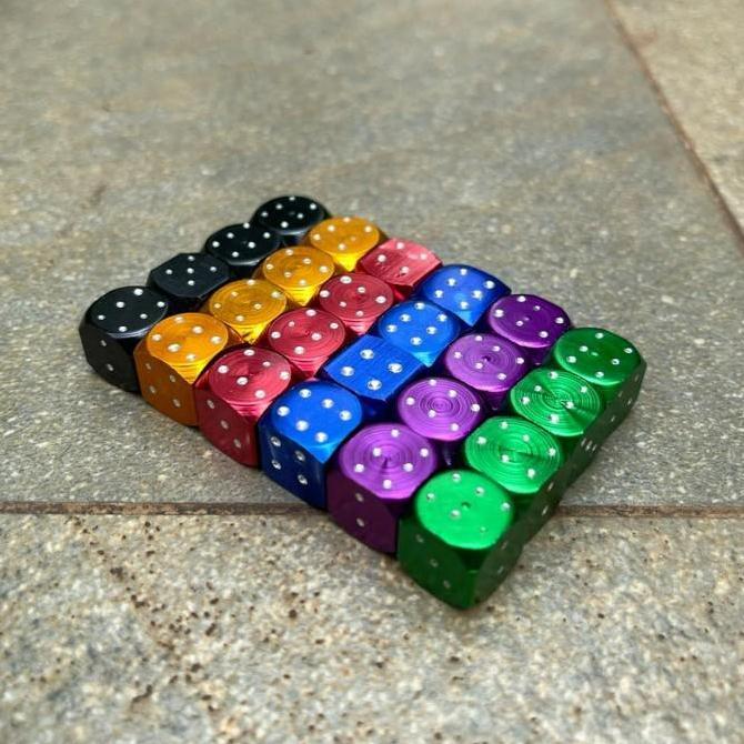 Tutup Pentil Ban Model Dadu Universal | Valve Cap Dadu