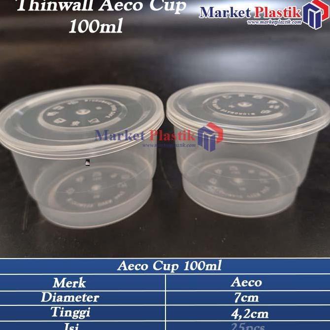 Cup Sambal / Thinwall Aeco Cup / Aeco Cup 100ml