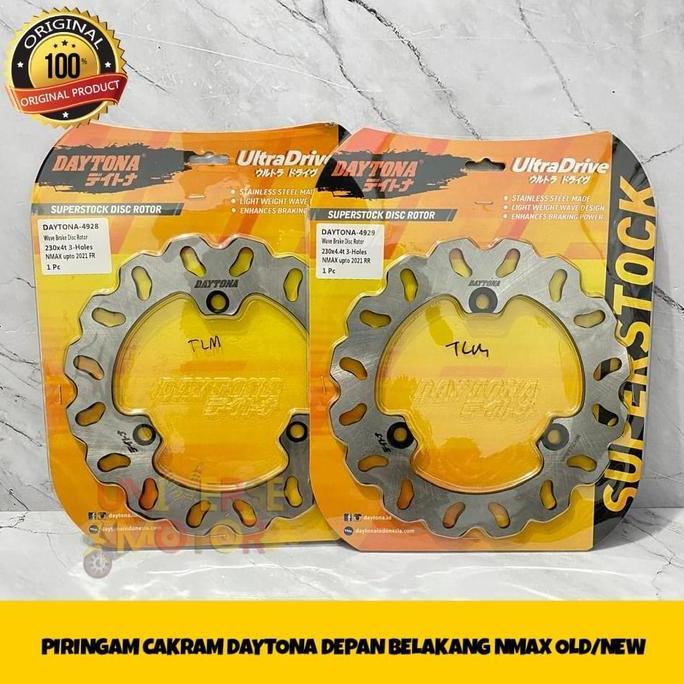 Promo PIRINGAN CAKRAM DAYTONA NMAX 150 OLD 155 NEW DEPAN BELAKANG NMAX OLD 2015 2016 2017 2018 2019 