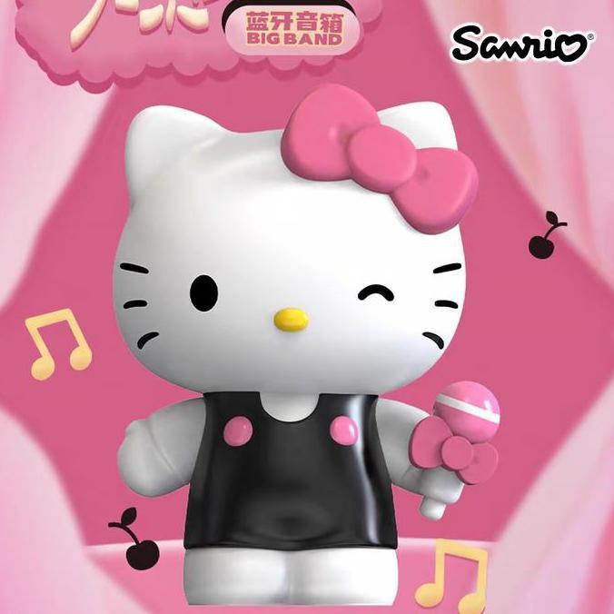 cusss order] Hello Kitty Big Band Bluetooth Speaker Original Sanrio Portable Rechargeable