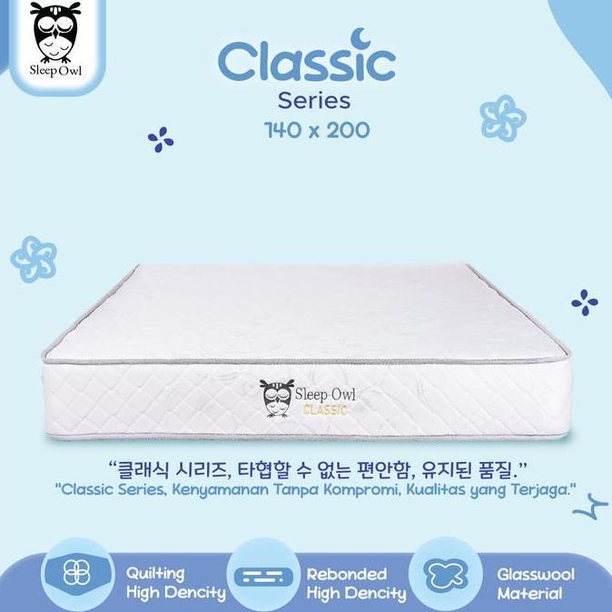 SLEEP OWL SPRINGBED Spring Bed Matras Classic 140 x 200