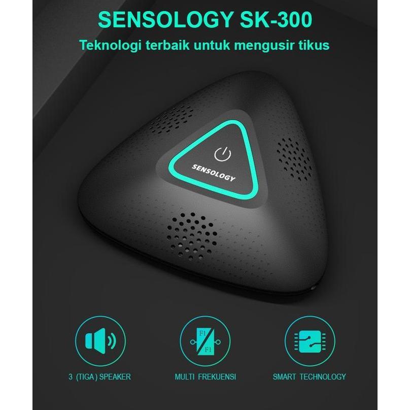 SENSOLOGY SK300 Alat Pengusir Tikus Ultrasonic Elektrik