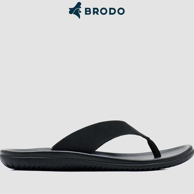 Sandal Pria Brodo Flipper Full Bla