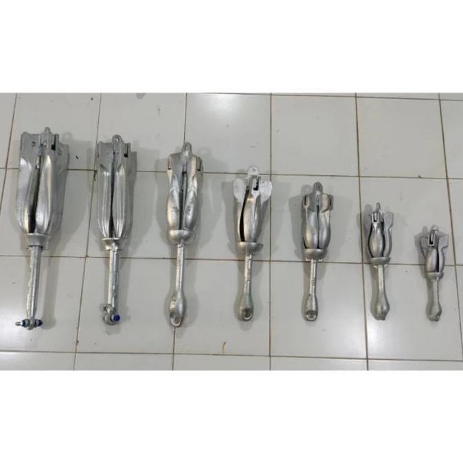 Jangkar Galvanis / Jangkar Lipat perahu ukuran 2.5 Kg