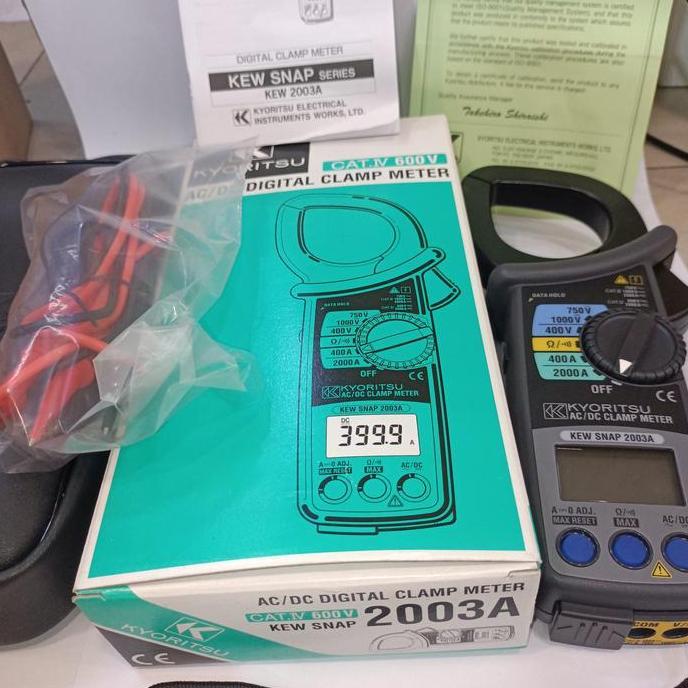 Tang Amper Kyoritsu 2003A AC DC / Digital Clam Meter 2003A Kyoritsu