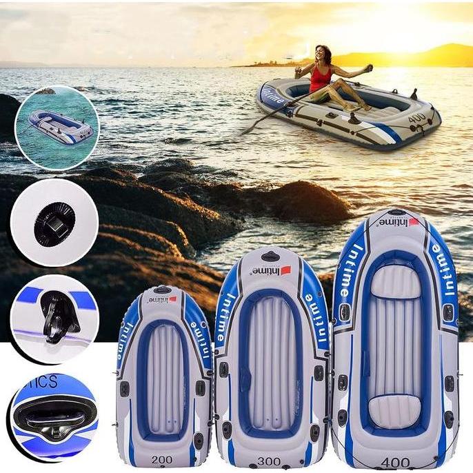 Perahu Karet Mancing Inflatable Fishing Boat 2/4 Orang - YT-099