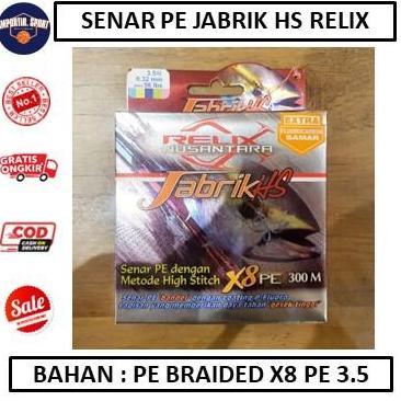 Senar Pe Jabrik Hs Relix Nusantara Pe #3.5 - Alat Pancing - Aksesoris