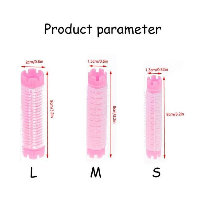 HISOKA S/M/L alat pengeriting rambut rol keriting rambut Batang pengeriting rambut Morgan perm dan p