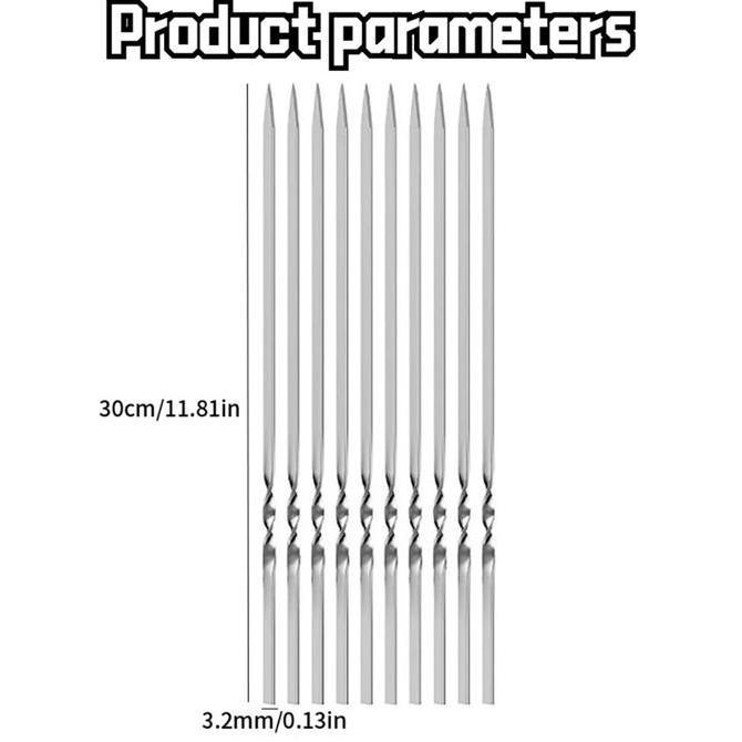 CLUCK alat tusuk sate / Alat tusuk sate manual / tusuk sate 30cm / tusuk sate besi panjang / Alat ba