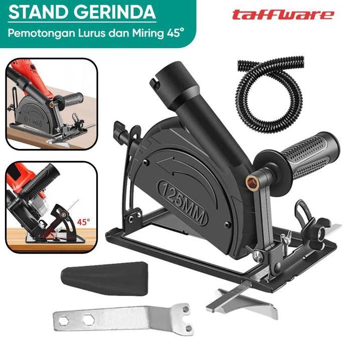 WESLEY Stand Gerinda Taffware Dudukan Gerinda Pemotong Besi Kayu Potong Miring 45 Derajat 100 - 125 