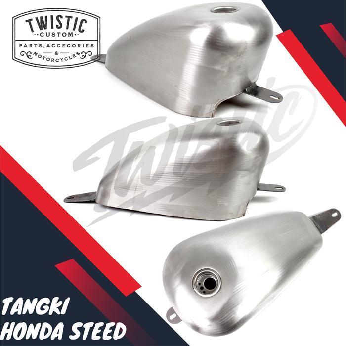 (Diskon) Tangki Press 01 Motor Honda Steed Shadow 400 Custom Model Sportster Bestseller