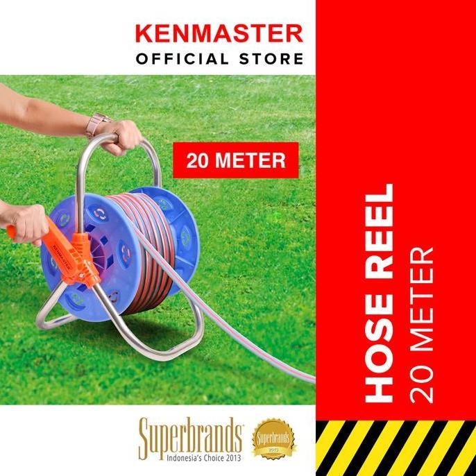 Water Hose Reel Selang Air Gulungan / Gulungan Selang / Selang Air Gulung 20 Meter - KM20 - SLNG171