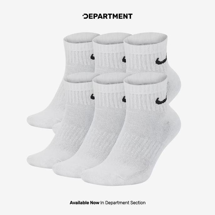 Kaos Kaki NIKE EVERYDAY CUSHIONED TRAINING ANKLE 6P SX7669100 ORIGINAL PG