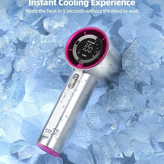 Goojodoq Gfs001Case Hhspeed Portable Handheld Fan 4Mah Mini Kipas Strong Wind 100 Gear Wind Speed Ki