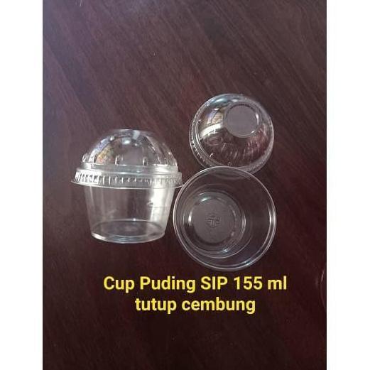 HARGA DISC - Cup Puding SIP 155 ml + tutup cembung PERSLOP