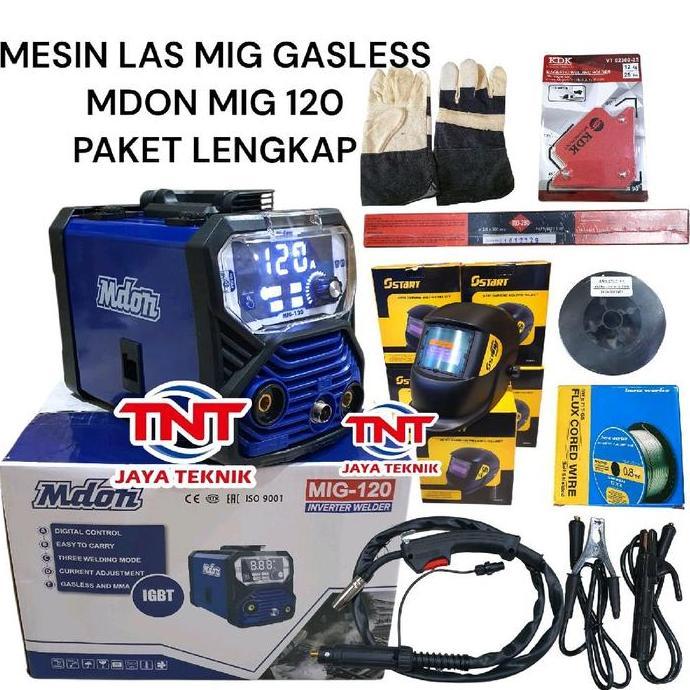 Promo Mesin Las Redbo Mig 120 Travolas Inverter Redbo Mig 120 T Gasless Tanp Cod