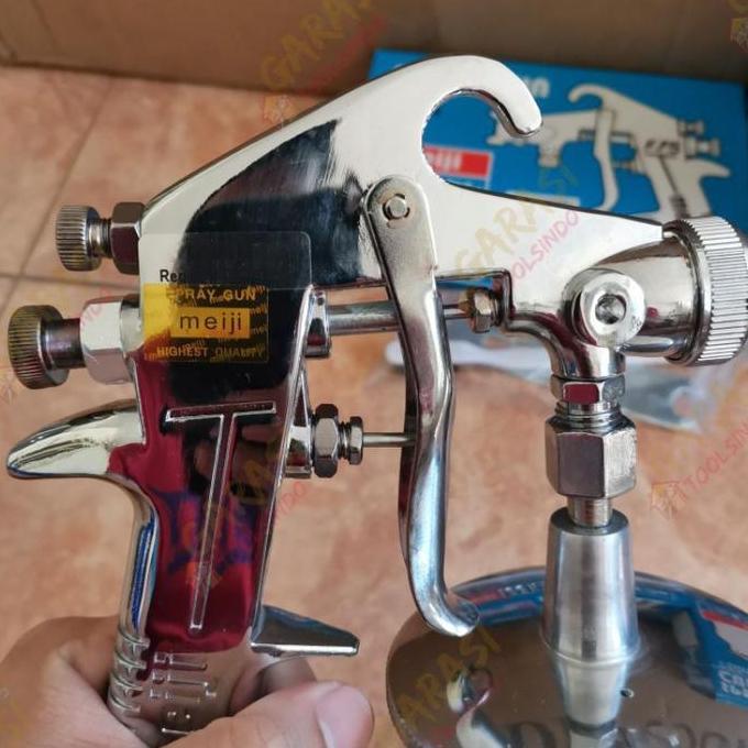 Promo Spray Gun Meiji F75 Tabung Bawah Spraygun Meiji F 75 S Tabung Bawah Spet Alat Cat Semprot Komp