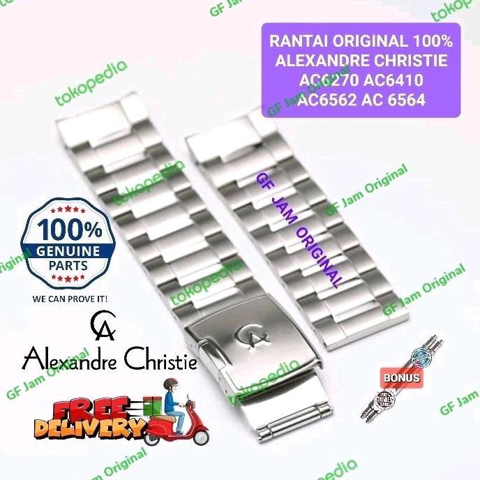 RANTAI JAM TANGAN ALEXANDRE CHRISTIE MURAH AC6270 AC6225MC AC6410 AC6562 AC6564 ORIGINAL 100%